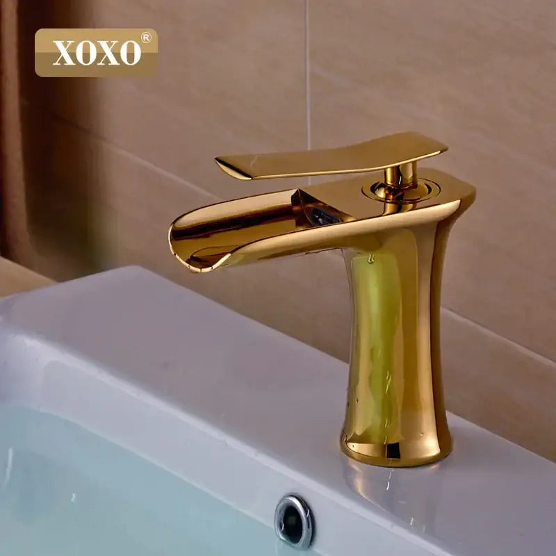 White Copper Waterfall Faucet