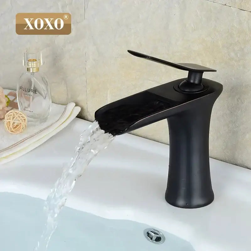 White Copper Waterfall Faucet