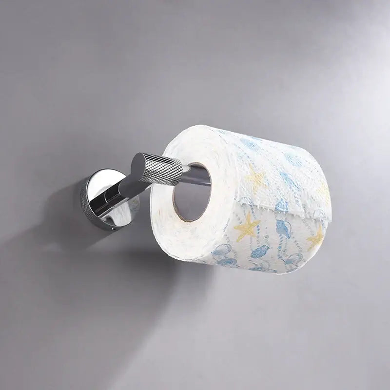 Chrome Bathroom Essentials Set