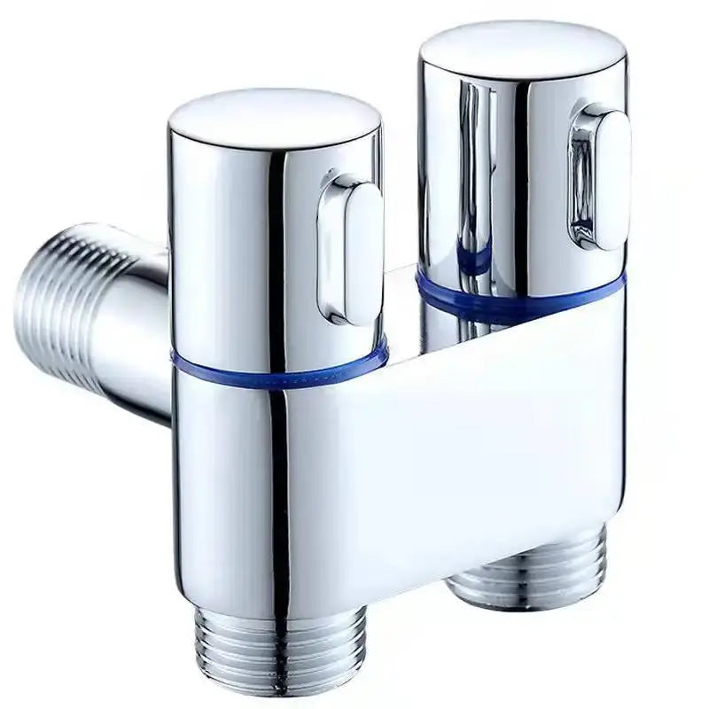 Chrome Blue Bidet Faucet