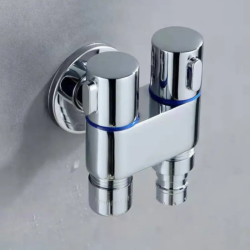 Chrome Blue Bidet Faucet