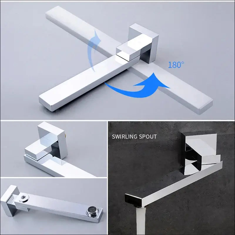 Chrome Rainfall Shower Faucet