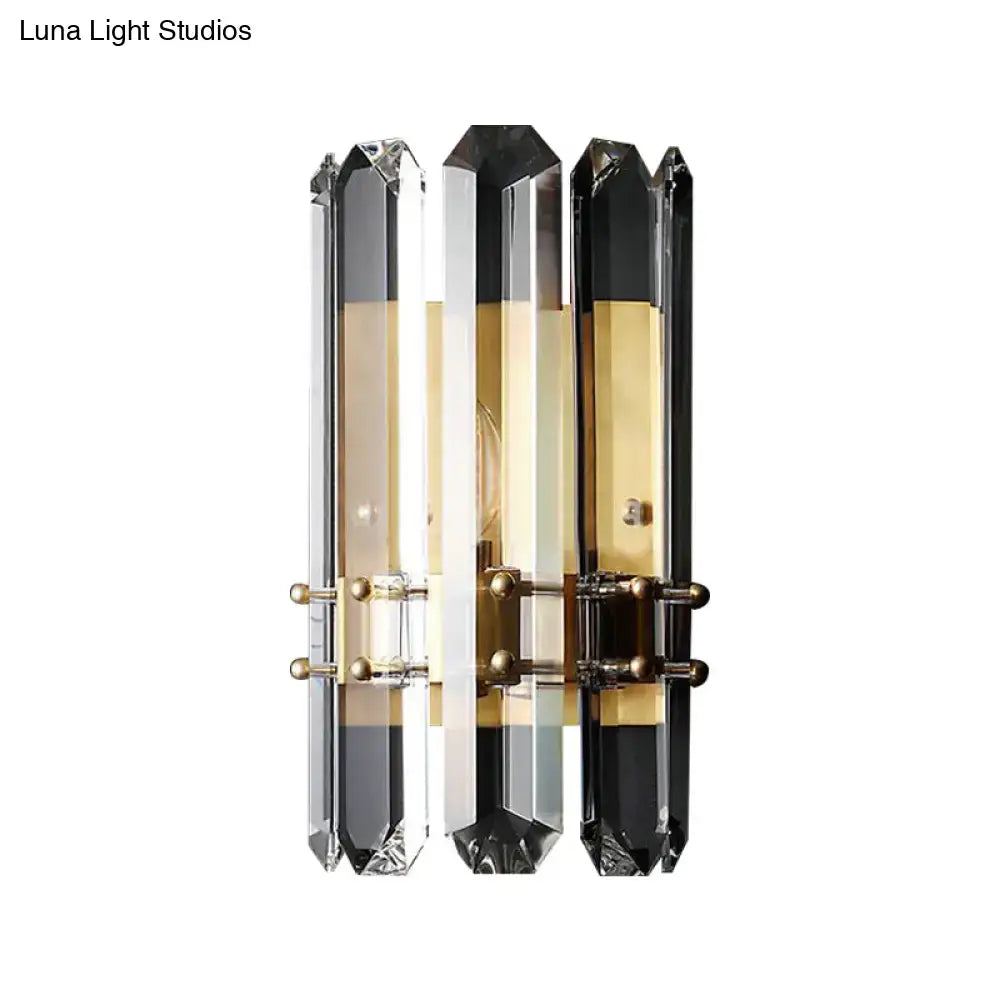 Crystal Chrome Wall Sconce