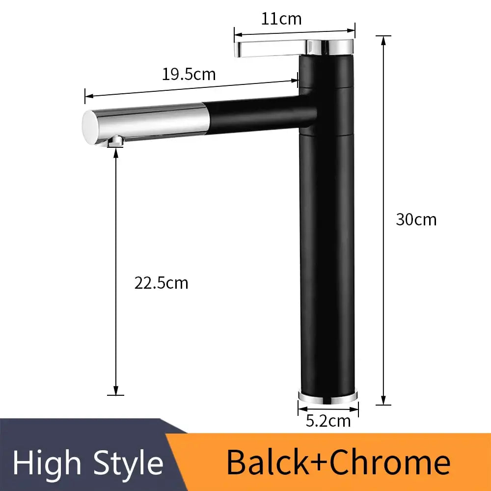 Chrome Brass Vessel Faucet