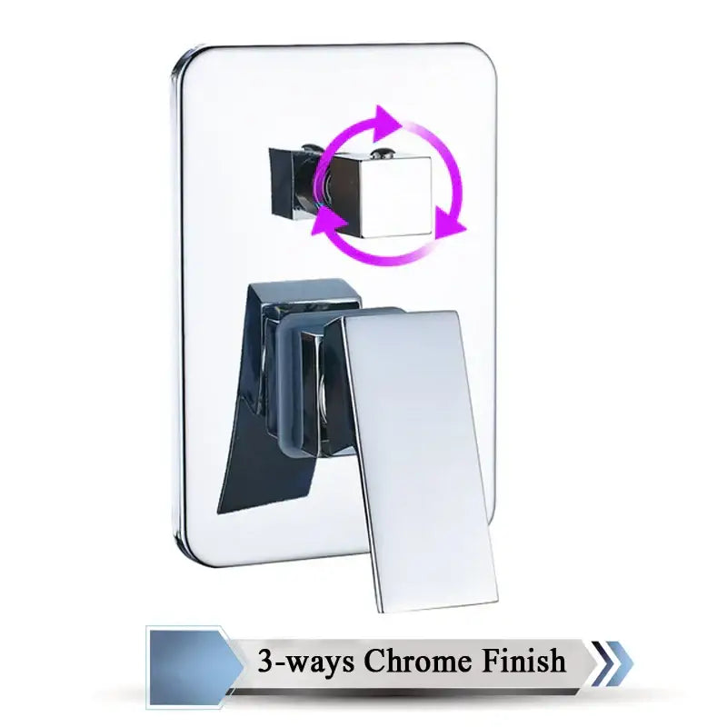 Chrome Brass Shower Mixer Valve
