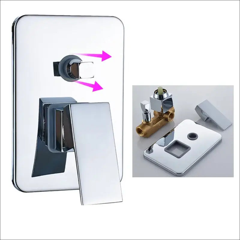 Chrome Brass Shower Mixer Valve