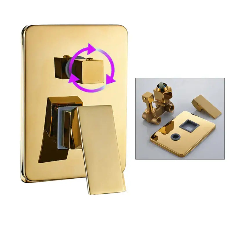 Chrome Brass Shower Mixer Valve
