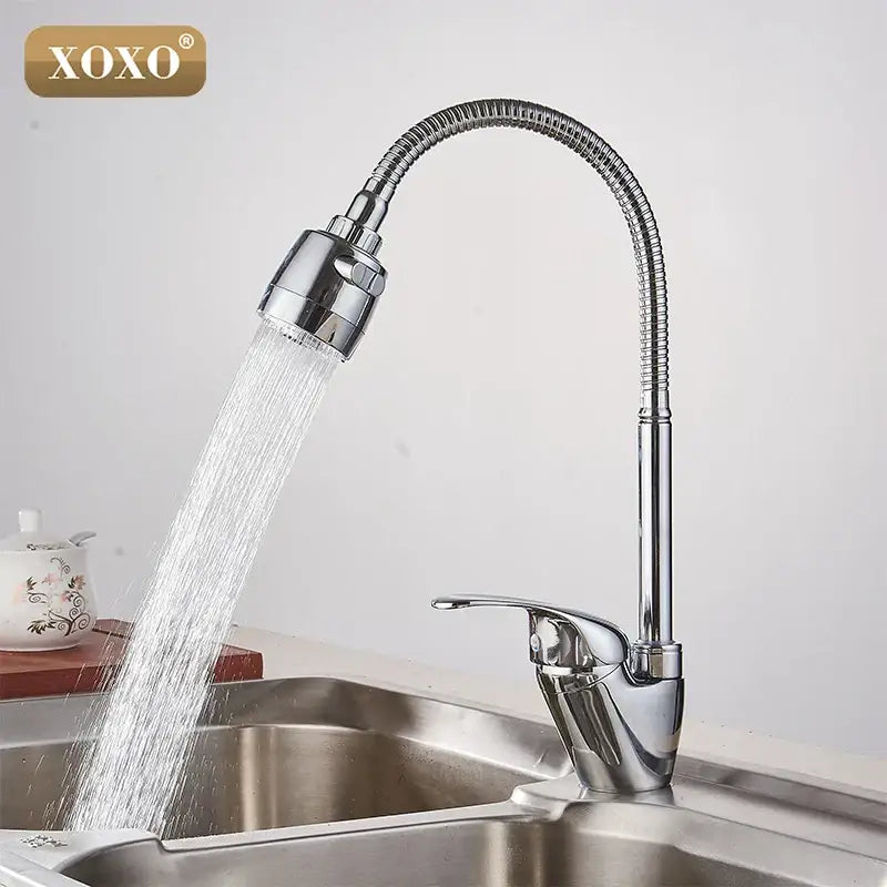Chrome Brass Kitchen Faucet