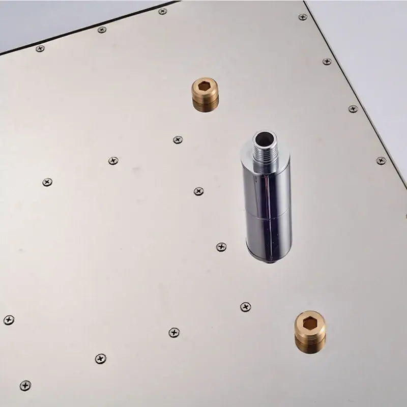 Nickel LED Rainfall Shower