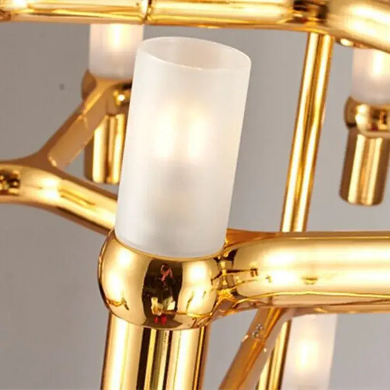 Chrome Multi-Tier Chandelier