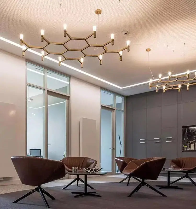 Chrome Multi-Tier Chandelier