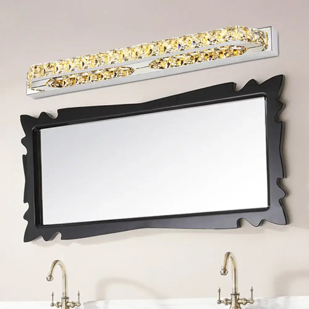 Chrome Crystal Wall Light