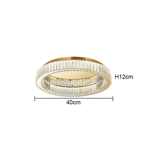 Chrome Double Ring Light