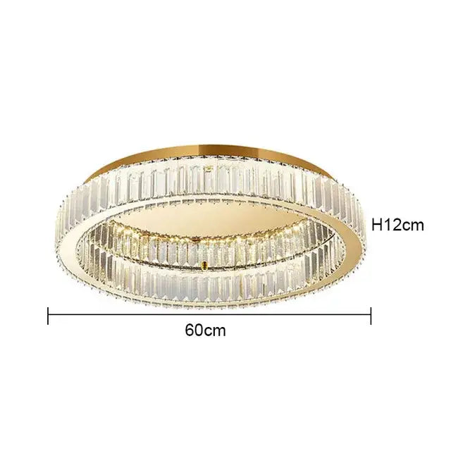 Chrome Double Ring Light