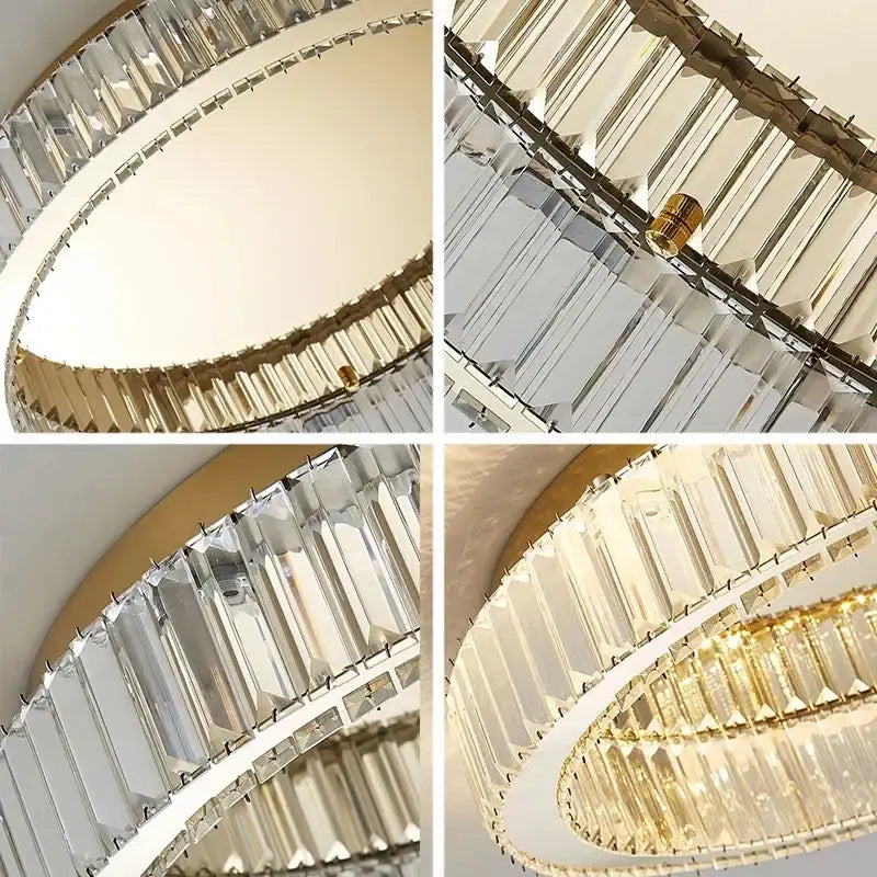 Chrome Double Ring Light