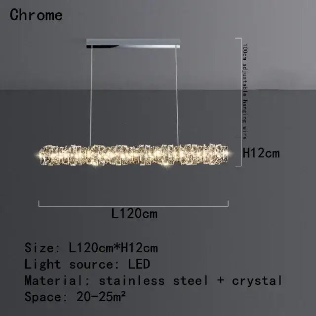 Gold Crystal Remote Dimming Ceiling Chandelier