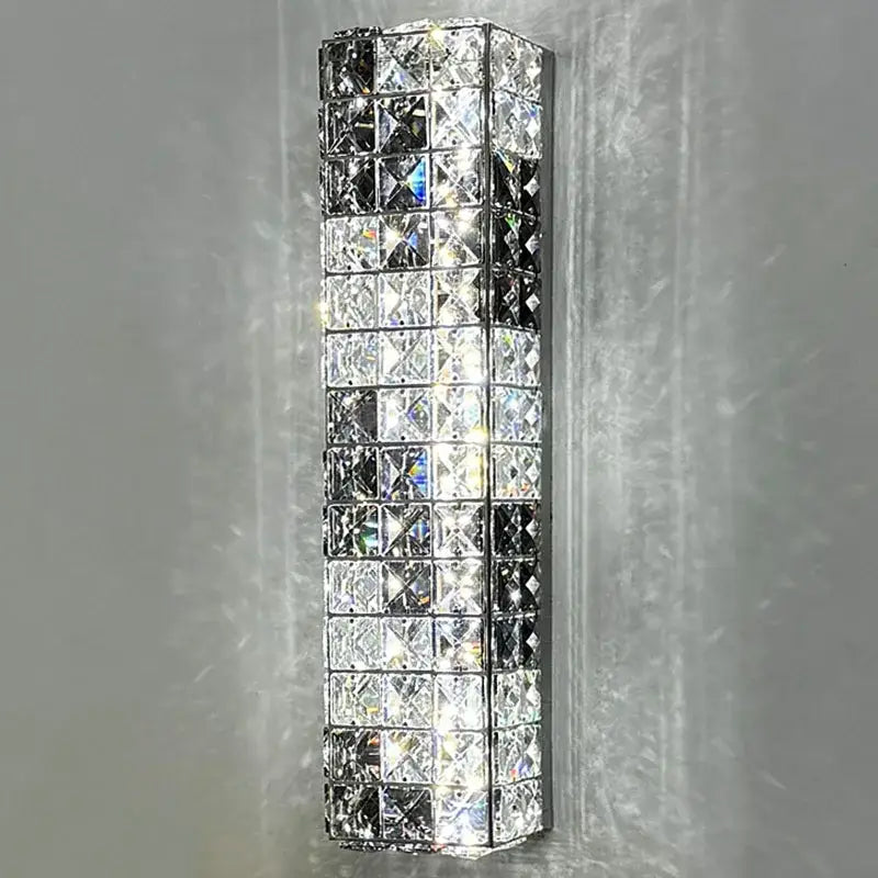 Chrome Crystal Mosaic Lamp