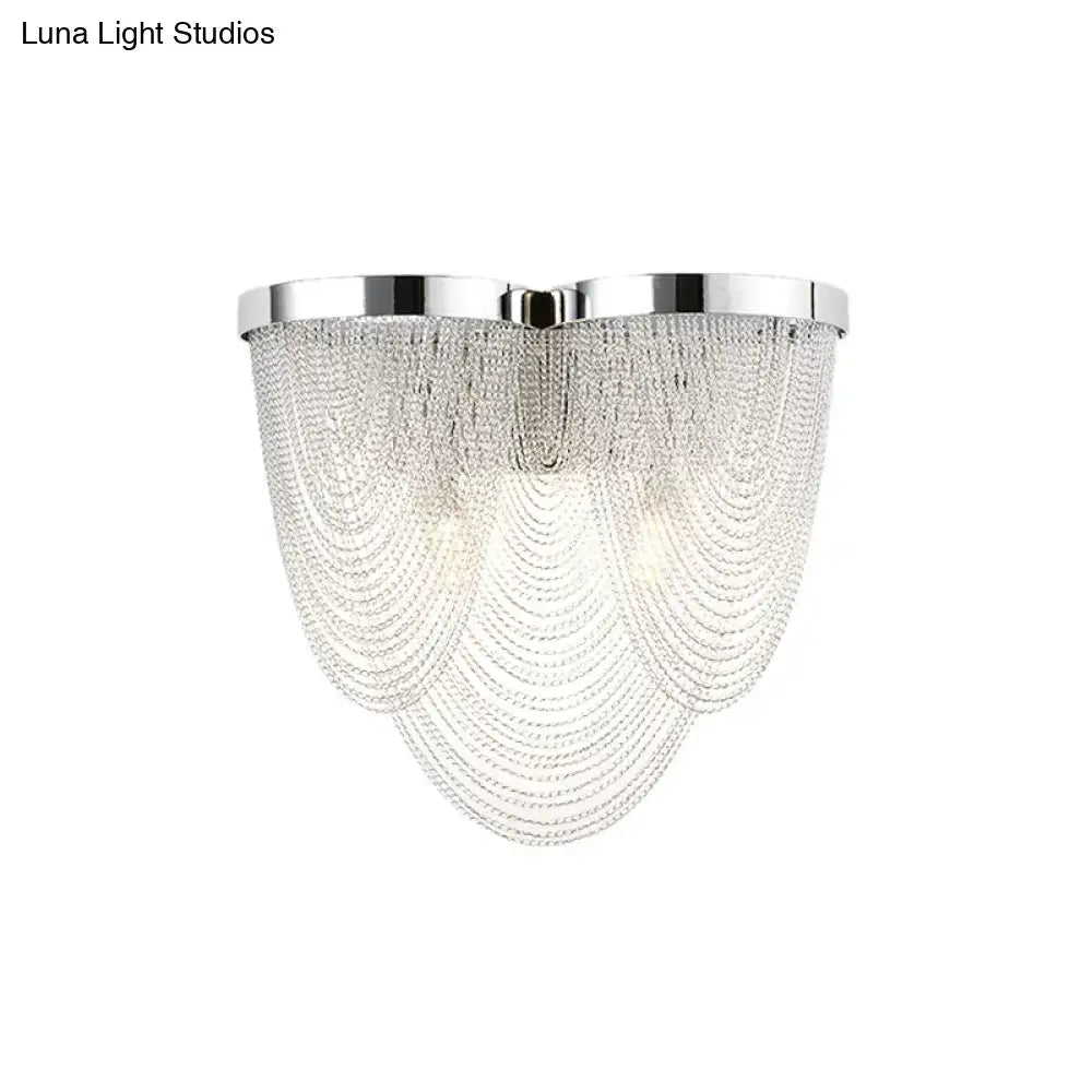 Aluminum Chrome Wall Light Dual-Light G9