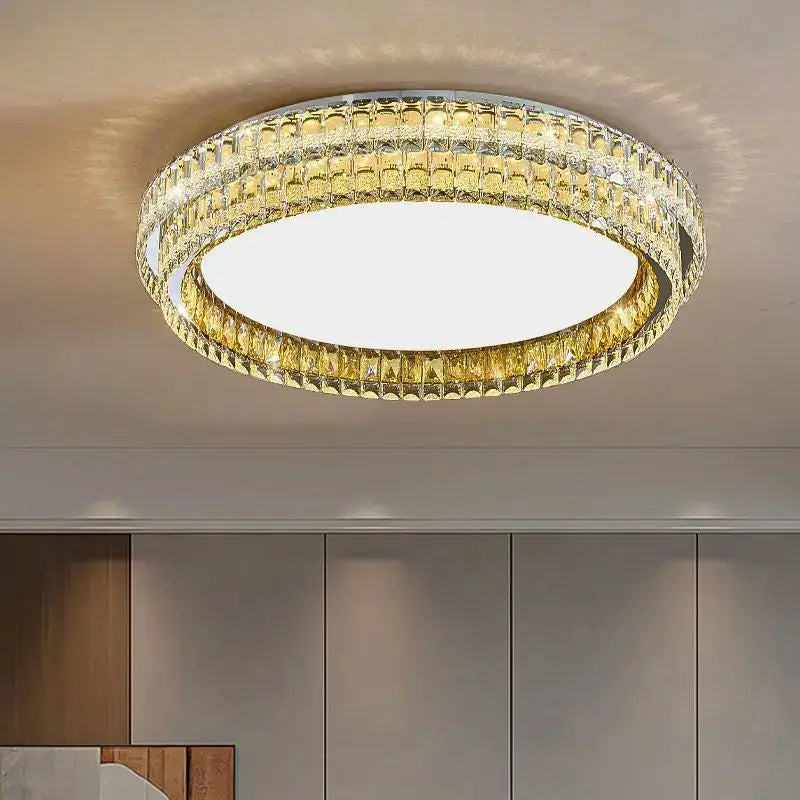 Crystal Round LED Ceiling Light