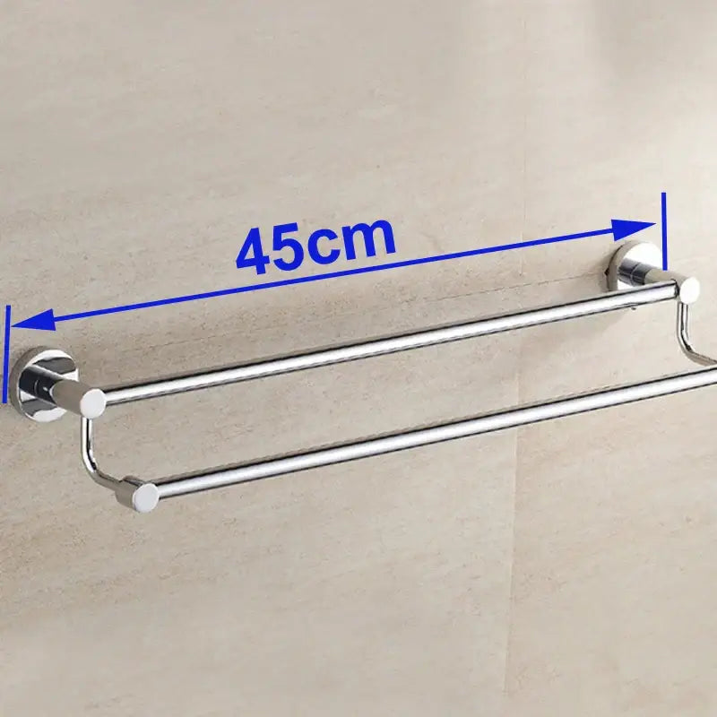 Chrome Double Towel Bar
