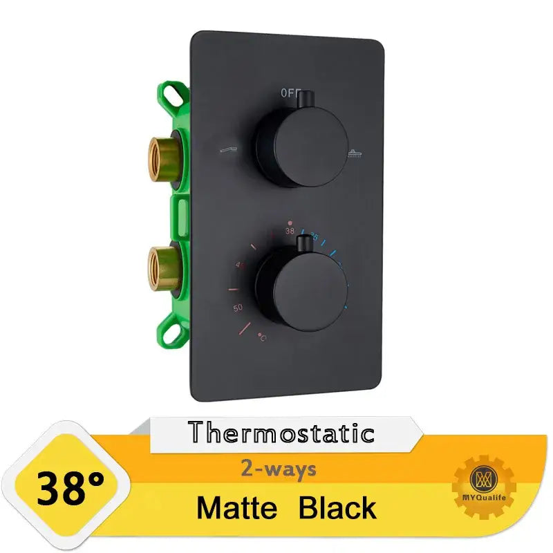Chrome Dual Handle Shower Valve