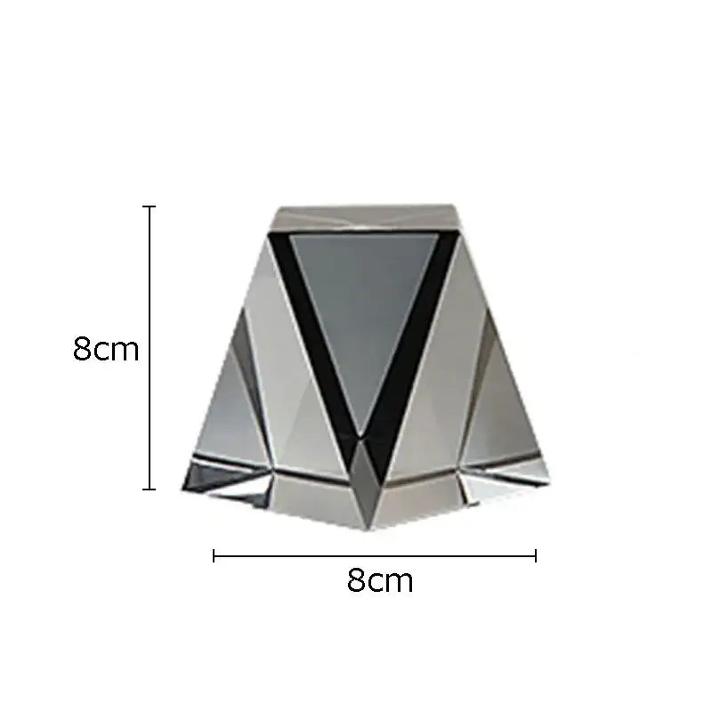 Chrome Crystal Bookends