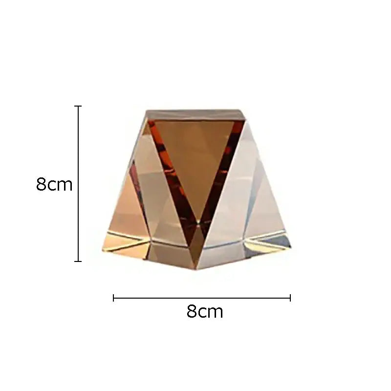 Chrome Crystal Bookends