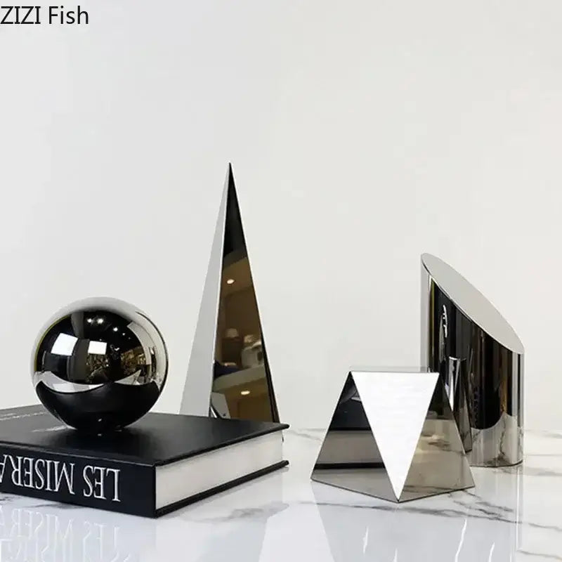 Chrome Crystal Bookends