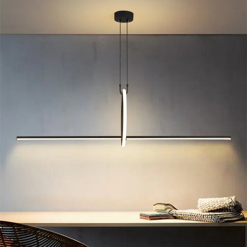 Chrome Geometric LED Pendant