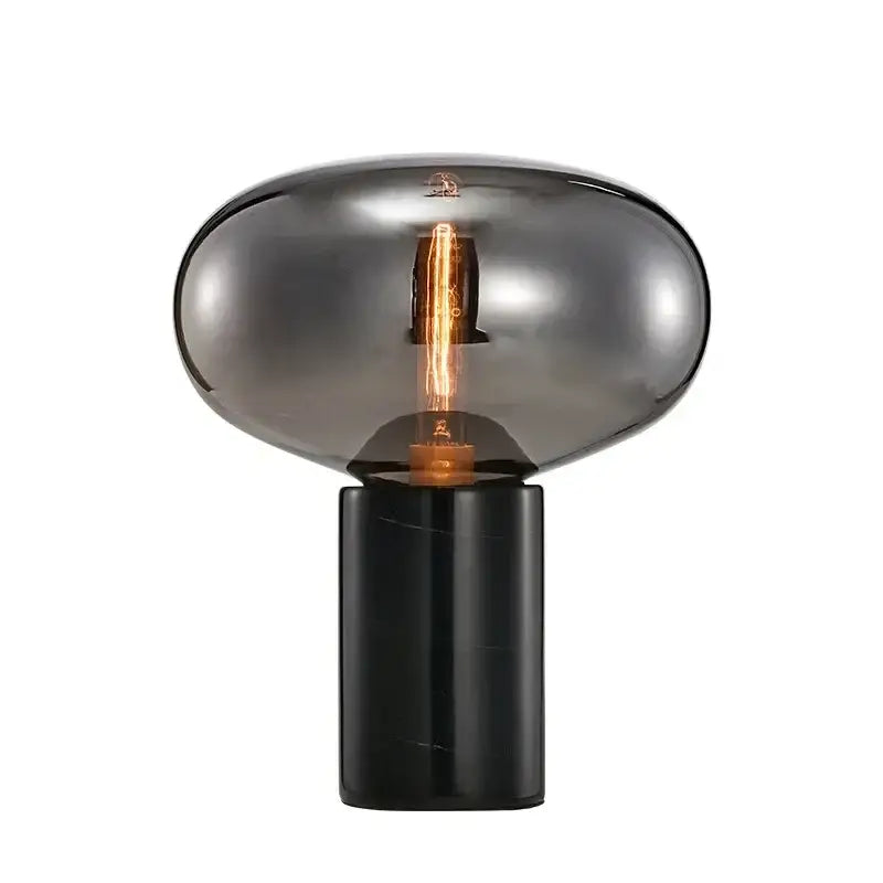 Chrome Marble Desk Lamp