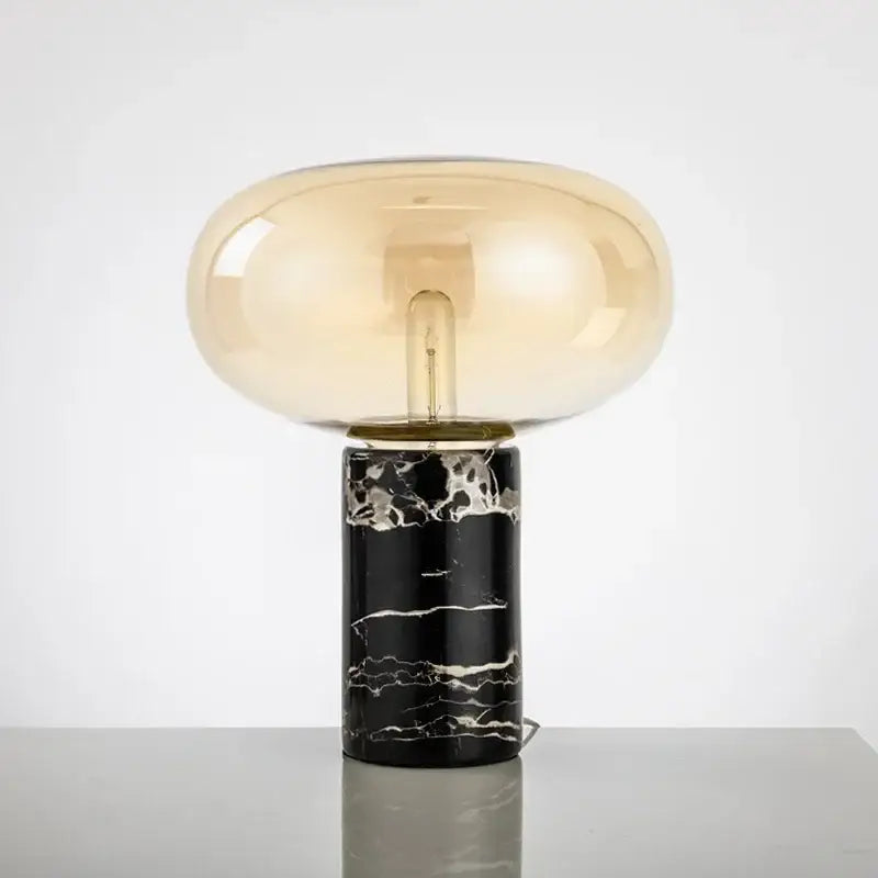 Chrome Marble Desk Lamp