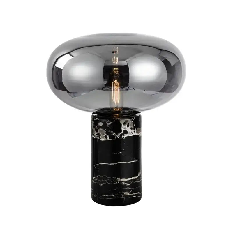 Chrome Marble Desk Lamp