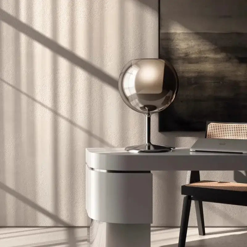Gold Glass Table Lamp with Clear Glass Body