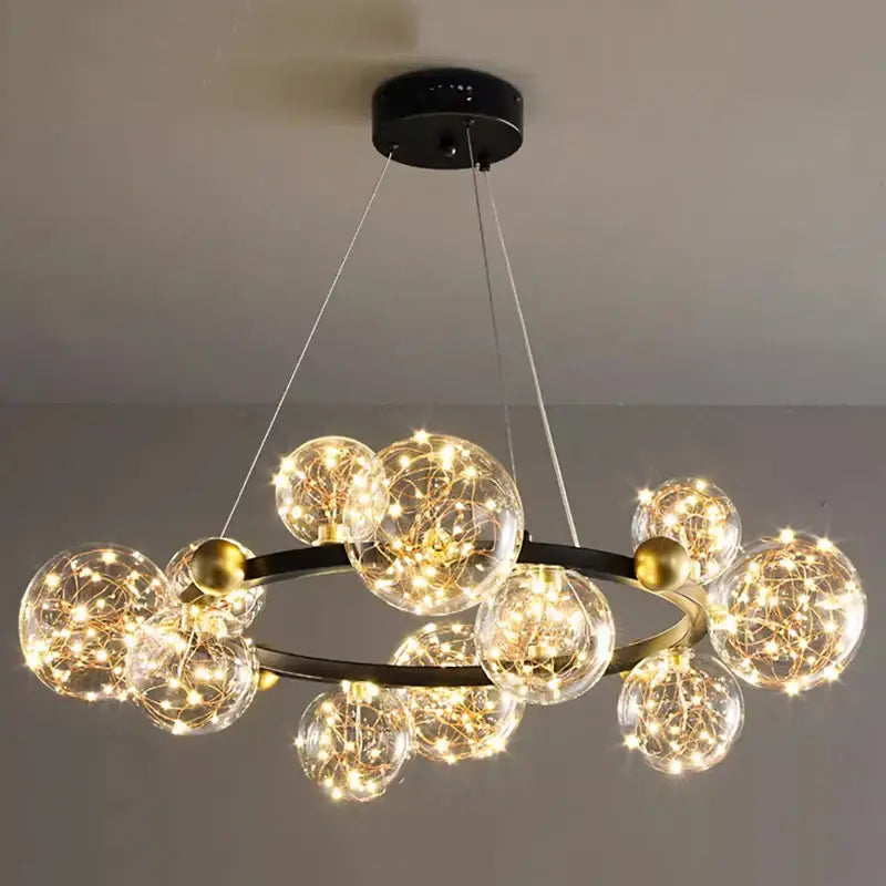 Chrome Crystal Chandelier Light App-Dimmable