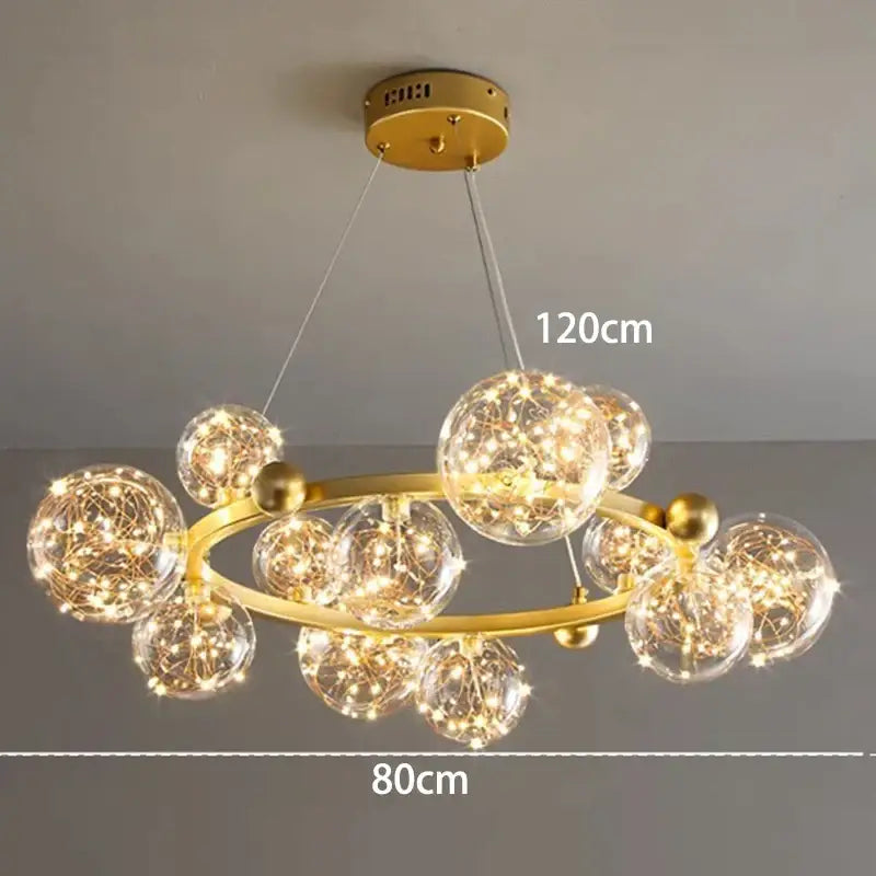 Chrome Crystal Chandelier Light App-Dimmable