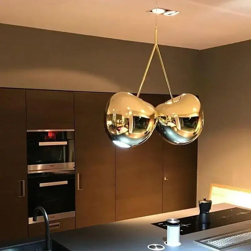 Chrome Heart Pendant Light