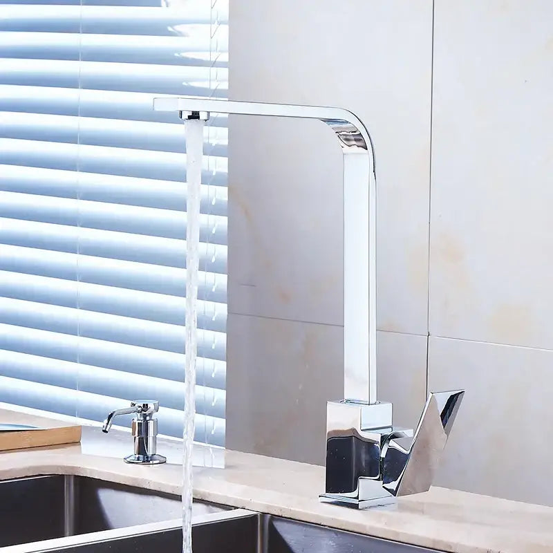 Chrome Swivel Kitchen Faucet