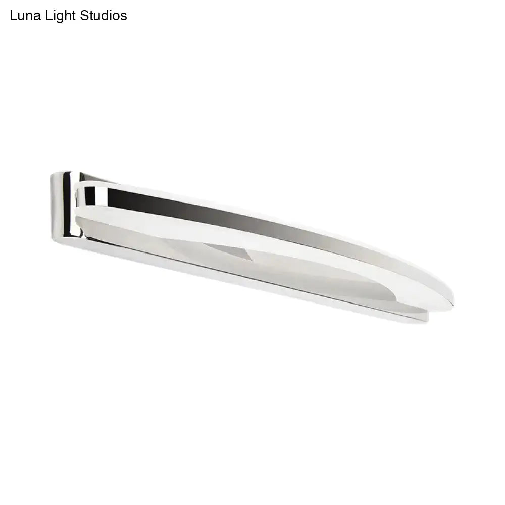 Chrome Arc Wall Light