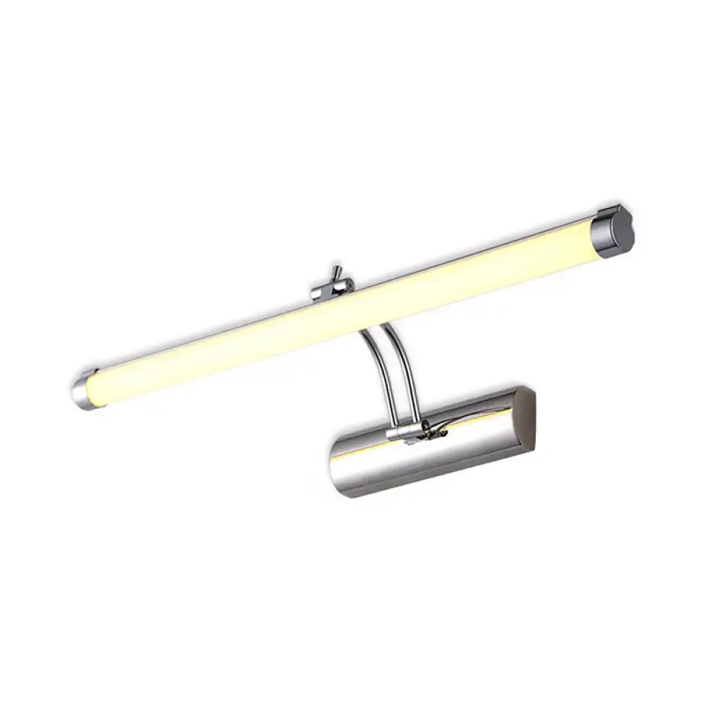 Chrome Tube Vanity Light