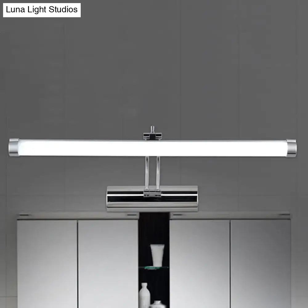 Chrome Tube Vanity Light