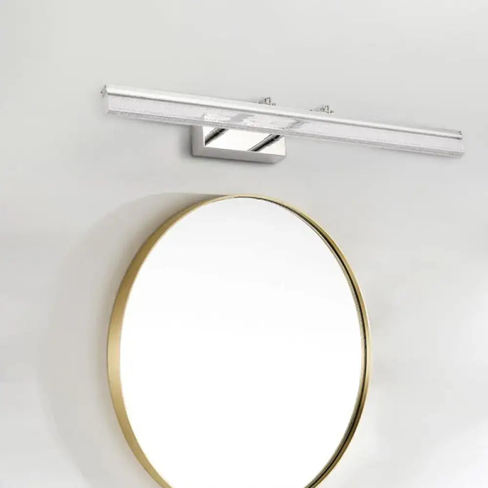 Chrome Linear Shower Light