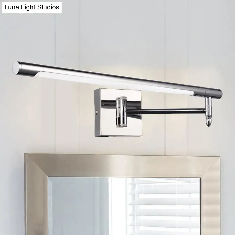 Adjustable Chrome Vanity Sconce