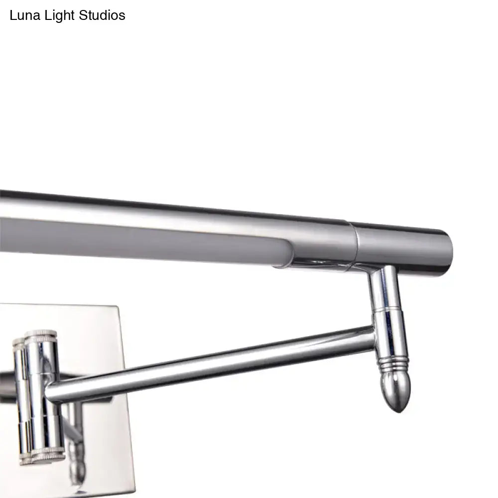 Adjustable Chrome Vanity Sconce