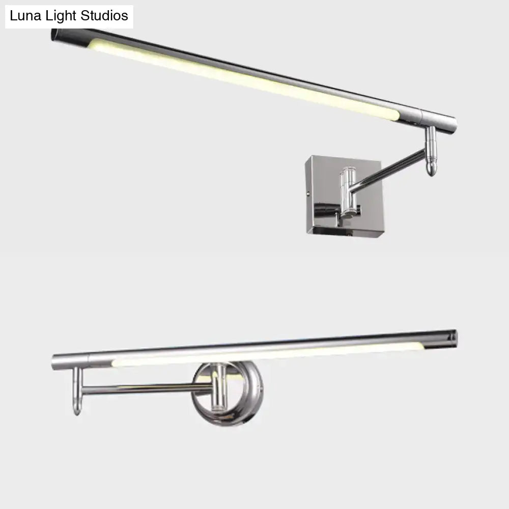 Adjustable Chrome Vanity Sconce