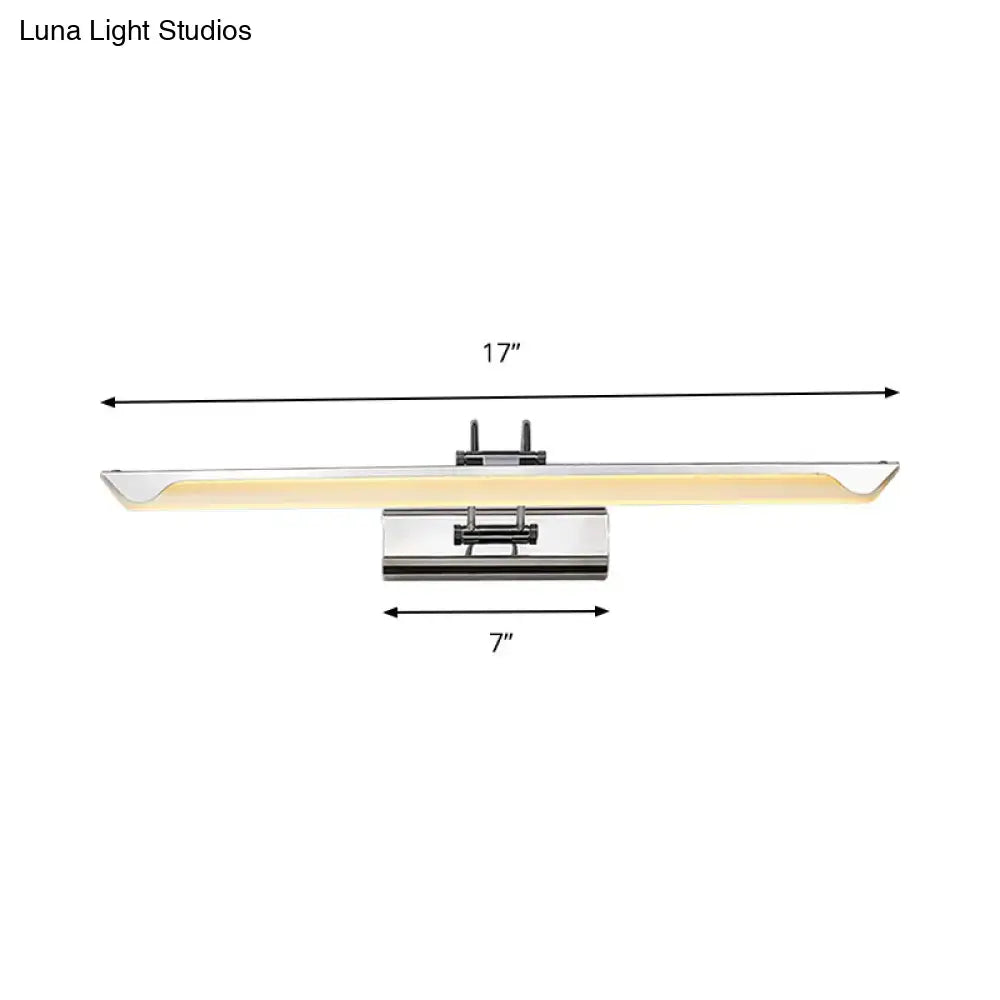 Chrome Industrial Wall Light