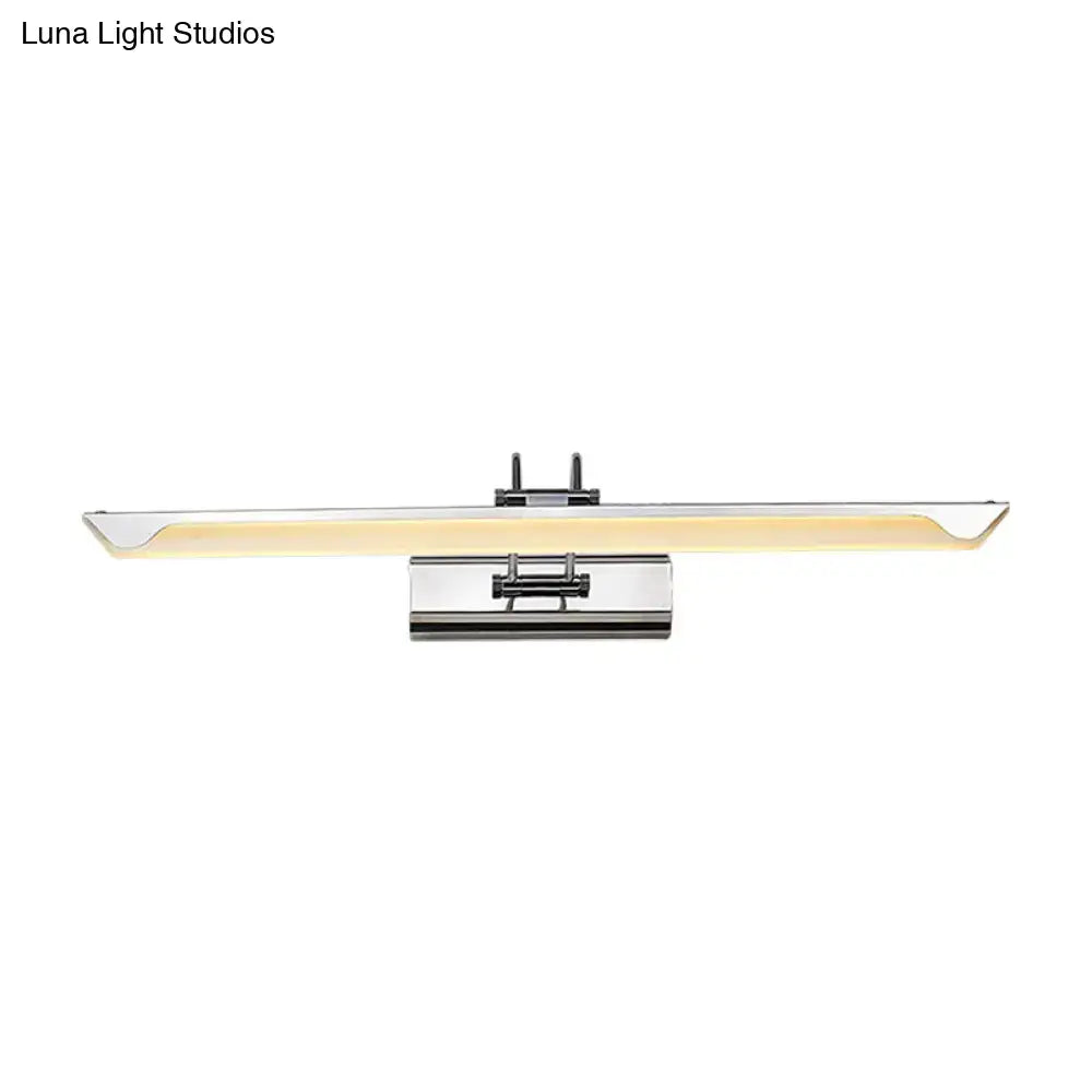 Chrome Industrial Wall Light