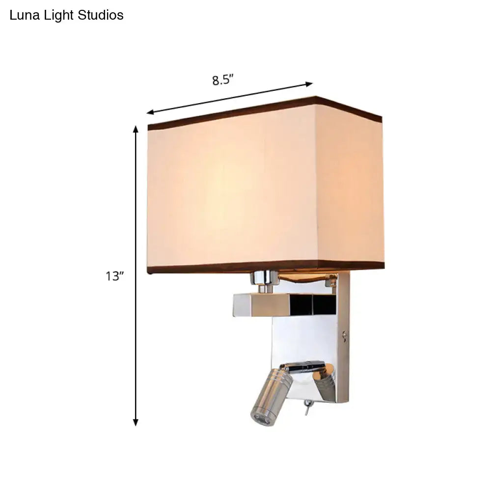 Chrome Spotlight Wall Sconce