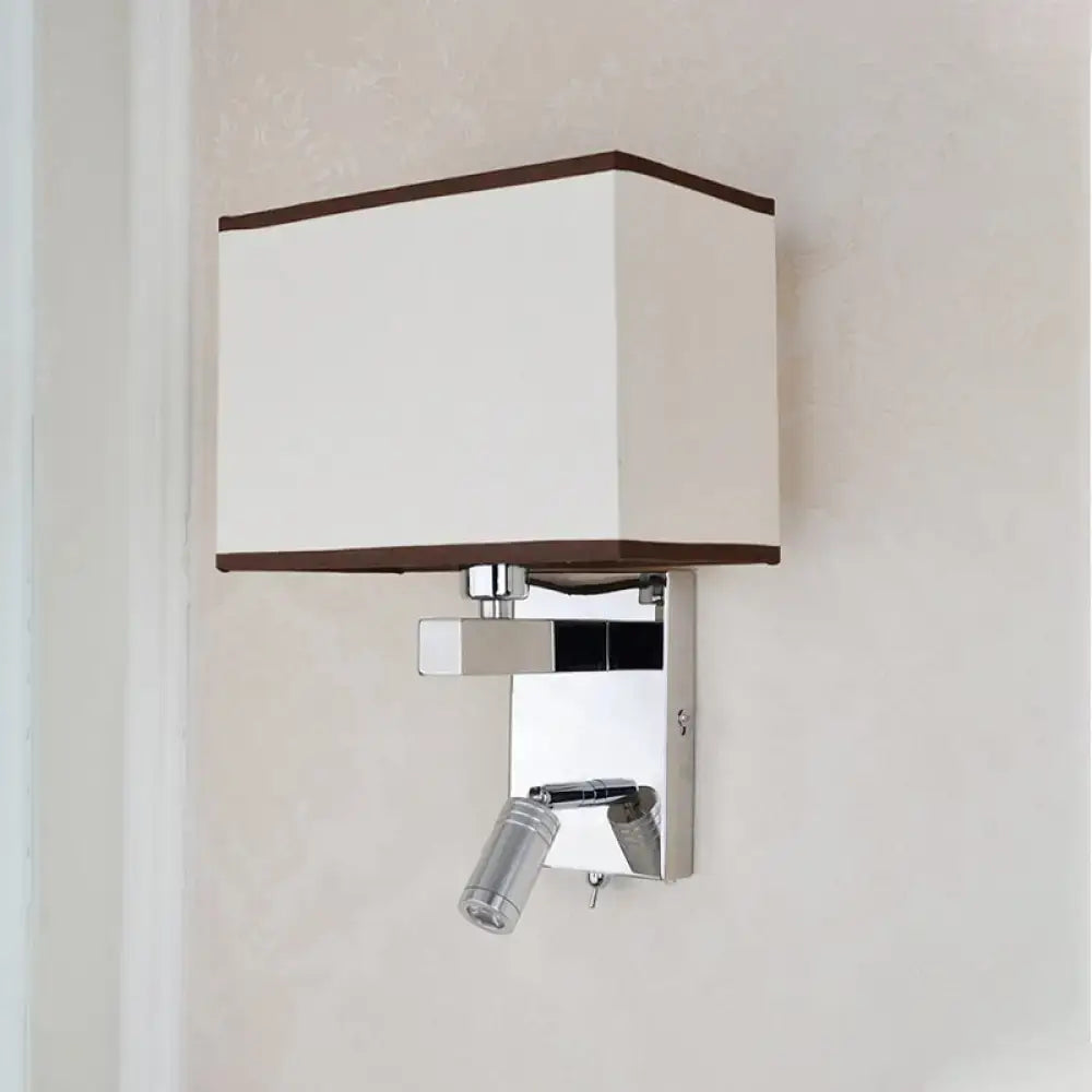 Chrome Spotlight Wall Sconce