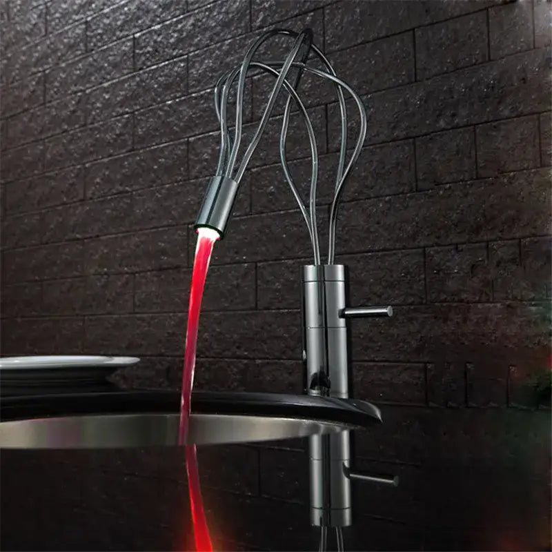 Chrome Waterfall Bathroom Faucet