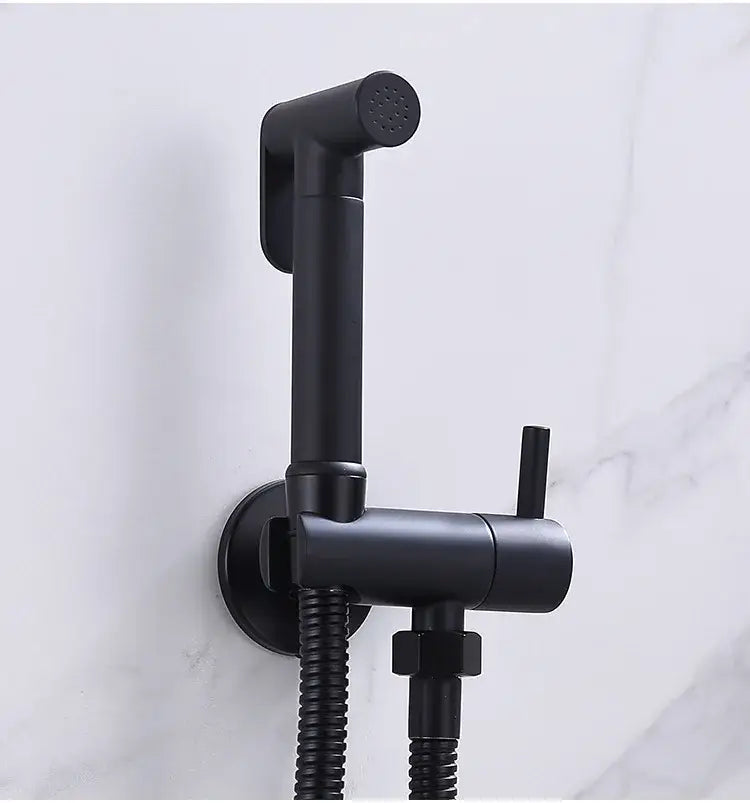 Black Chrome Bidet Spray Set